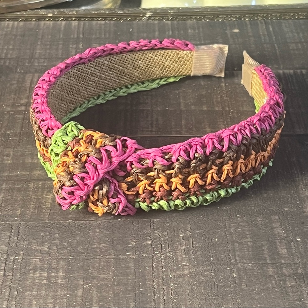 Trina Turk Multicolor Woven Headband - Picture 5 of 7